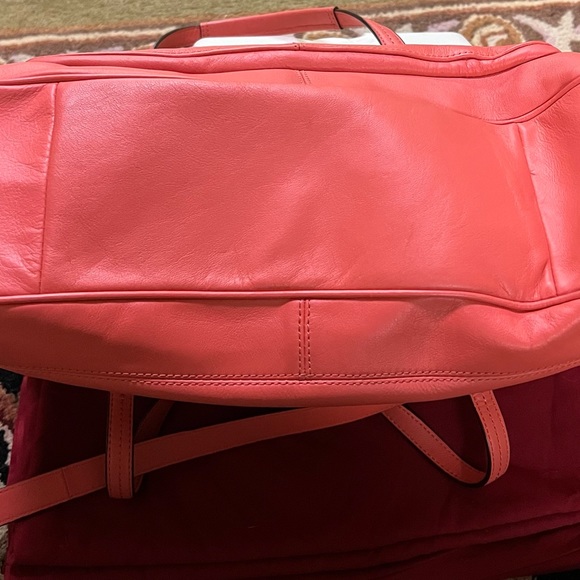 Coach Taylor Leather Flap Satchel - Picture 6 of 6